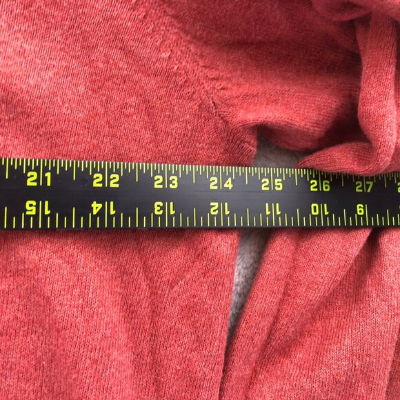 L.L.Bean Mens Sweater Size XL Pullover Classic V-Neck Cashmere Blend Red Casual - Picture 5 of 12